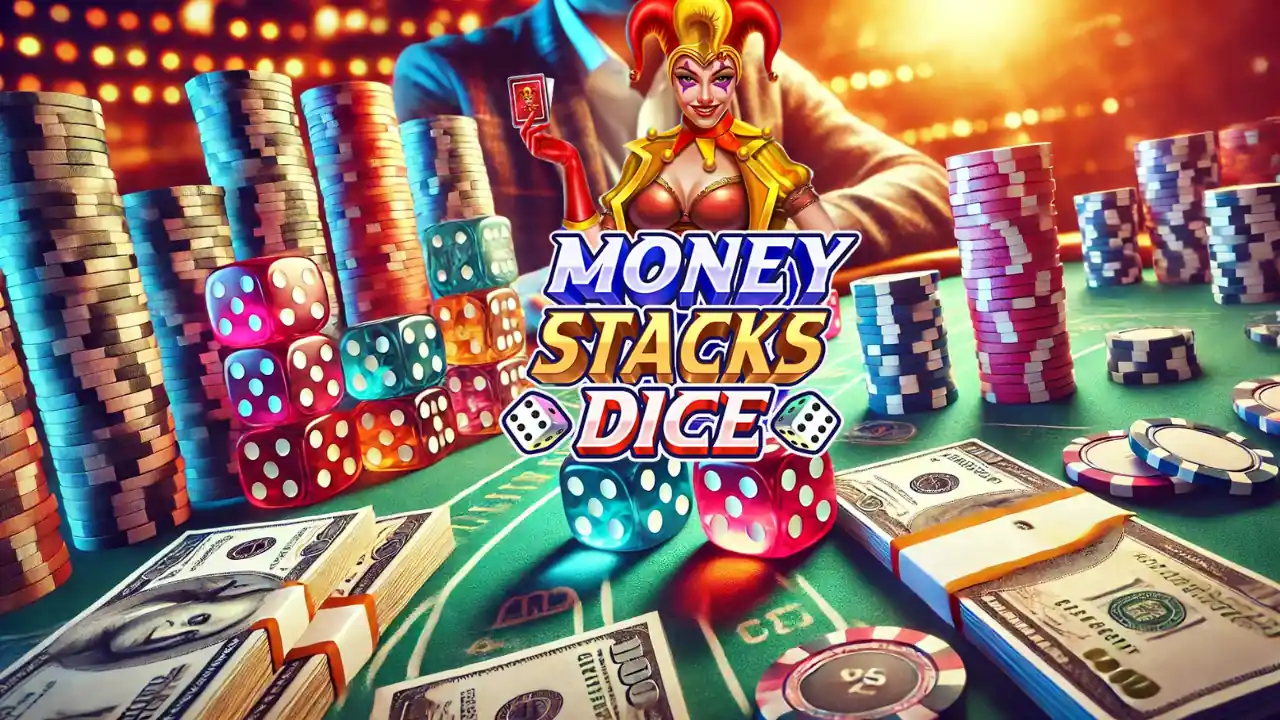 money stacks dice