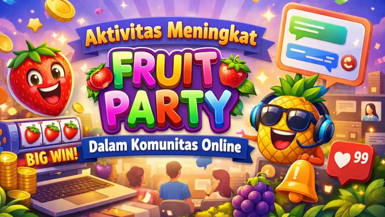 Aktivitas Meningkat Fruit Party Terlihat Dalam Komunitas Online