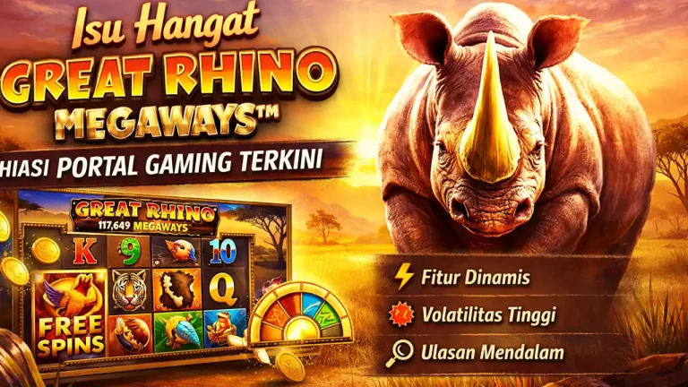 Isu Hangat Great Rhino Megaways Hiasi Portal Gaming Terkini