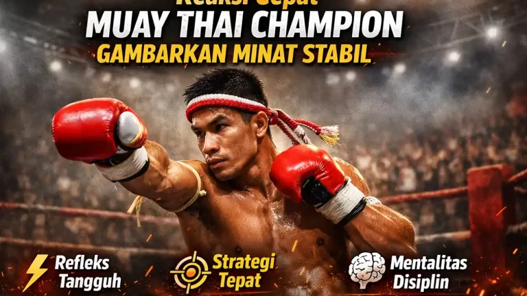 Reaksi Cepat Muay Thai Champion Gambarkan Minat Stabil